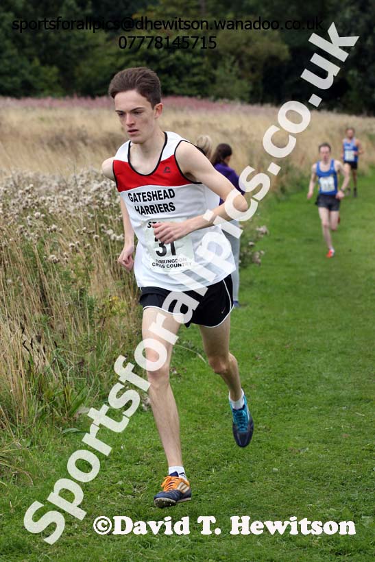 Senior mens relay Sunderland Harriers Open Cross Country. Photo: David T. Hewitson/Sports for All Pics